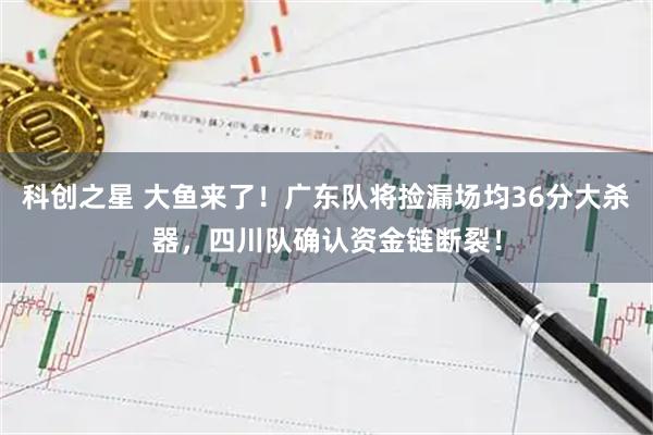 科创之星 大鱼来了！广东队将捡漏场均36分大杀器，四川队确认资金链断裂！